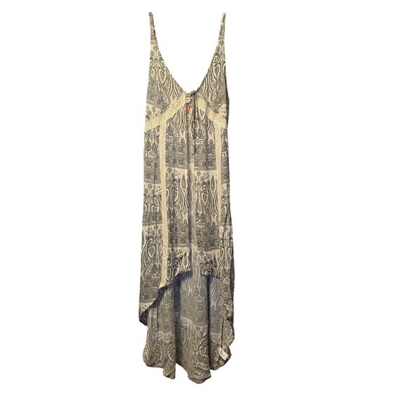 Lulumari tie front high low swimsuit coverup - Picture 1 of 5